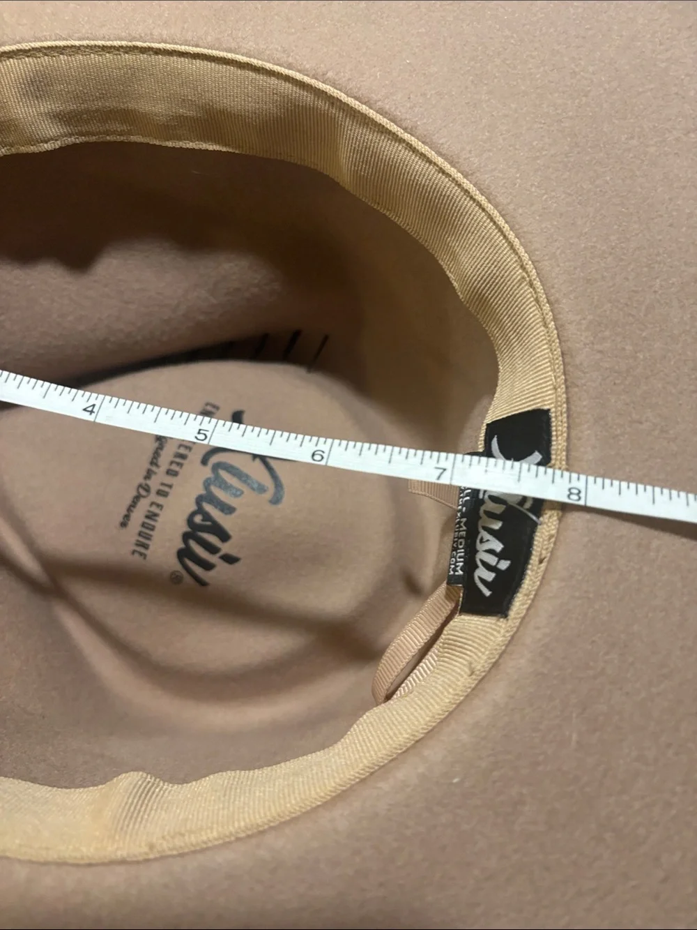 Xlusiv Wide Brim Felt Hat - Tan Camel 🐫